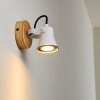 Skodsbol Wall Light brown, white, 1-light source