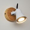 Skodsbol Wall Light brown, white, 1-light source