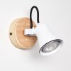 Skodsbol Wall Light brown, white, 1-light source
