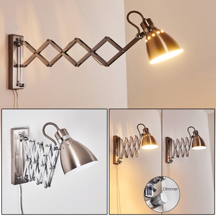 Stranderott Wall Light chrome, stainless steel, 1-light source