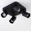 Kullaberg Ceiling Light black, 4-light sources