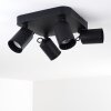 Kullaberg Ceiling Light black, 4-light sources