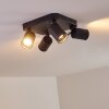 Kullaberg Ceiling Light black, 4-light sources
