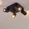 Kullaberg Ceiling Light black, 4-light sources
