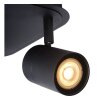 Ceiling Spotlight Lucide LENNERT LED black, 4-light sources