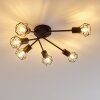 Baripada Ceiling Light black, 6-light sources