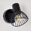 Wall Light Holbol black, 1-light source