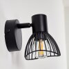 Wall Light Holbol black, 1-light source
