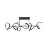 Leuchten-Direkt CURLS Ceiling Light LED black, 3-light sources