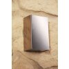 Lcd outdoor wall light LED stainless steel, 2-light sources