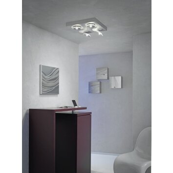 Escale SPOT IT ceiling light LED aluminium, 4-light sources