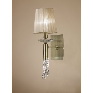 Mantra TIFFANY Wall Light brown, 1-light source