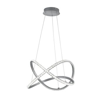 Reality RUBIN Pendant Light LED aluminium, 1-light source, Remote control, Colour changer