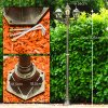 Antibes Lamp Post brown, gold, 3-light sources