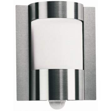 Albert 6188 outdoor wall light stainless steel, 1-light source, Motion sensor