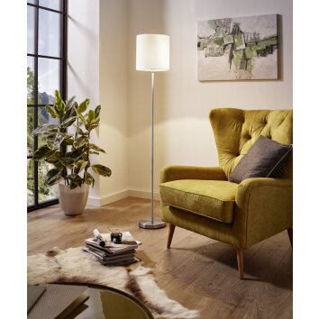 Eglo PASTERI floor lamp matt nickel, 1-light source
