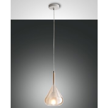 Fabas Luce LILA Pendant Light bronze, 1-light source