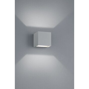 Trio ADAJA Outdoor Wall Light LED titanium, 2-light sources
