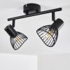 HOLBOL Ceiling Light black, 2-light sources
