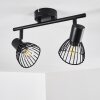 HOLBOL Ceiling Light black, 2-light sources