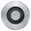 Lutec DENVER recessed ground light stainless steel, 1-light source