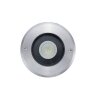 Lutec DENVER recessed ground light stainless steel, 1-light source