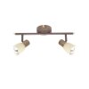 Brilliant LUCA Spotlight copper, 2-light sources