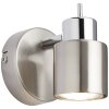 Brilliant ANDRES Wall Light chrome, matt nickel, 1-light source