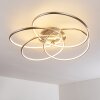 GIMDALEN Ceiling light LED matt nickel, 1-light source, Remote control
