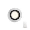 Philips HUE AMBIANCE WHITE MILLISKIN Recessed spotlight, extension silver, 1-light source, Remote control