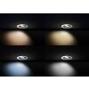 Philips HUE AMBIANCE WHITE MILLISKIN Recessed spotlight, extension silver, 1-light source, Remote control