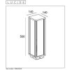 Lucide CLAIRE bollard light black, 1-light source