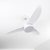 Doha ceiling fan LED white, 1-light source, Remote control