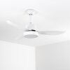 Doha ceiling fan LED white, 1-light source, Remote control