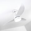 Doha ceiling fan LED white, 1-light source, Remote control