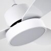Doha ceiling fan LED white, 1-light source, Remote control