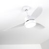 Doha ceiling fan LED white, 1-light source, Remote control