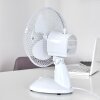 SOPOT electric desk fan chrome, white