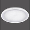 Leuchten-Direkt MEDINA Ceiling light LED brushed chrome, 1-light source, Remote control