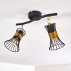 Ayen Ceiling Light black-gold, 2-light sources