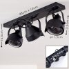 RAHWAY Ceiling Light black, 3-light sources