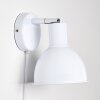 Caney Wall Light white, 1-light source