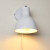 Caney Wall Light white, 1-light source