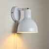 Caney Wall Light white, 1-light source