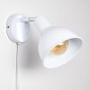 Caney Wall Light white, 1-light source