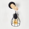 GONDO Wall Light Light wood, black, 1-light source