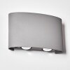 ABAIANG Outdoor Wall Light LED grey, 1-light source