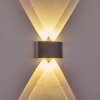 ABAIANG Outdoor Wall Light LED grey, 1-light source