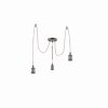 Globo OLIVER Pendant Light black, 3-light sources