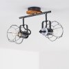 Sundsvall Ceiling Light Dark wood, black, 2-light sources
